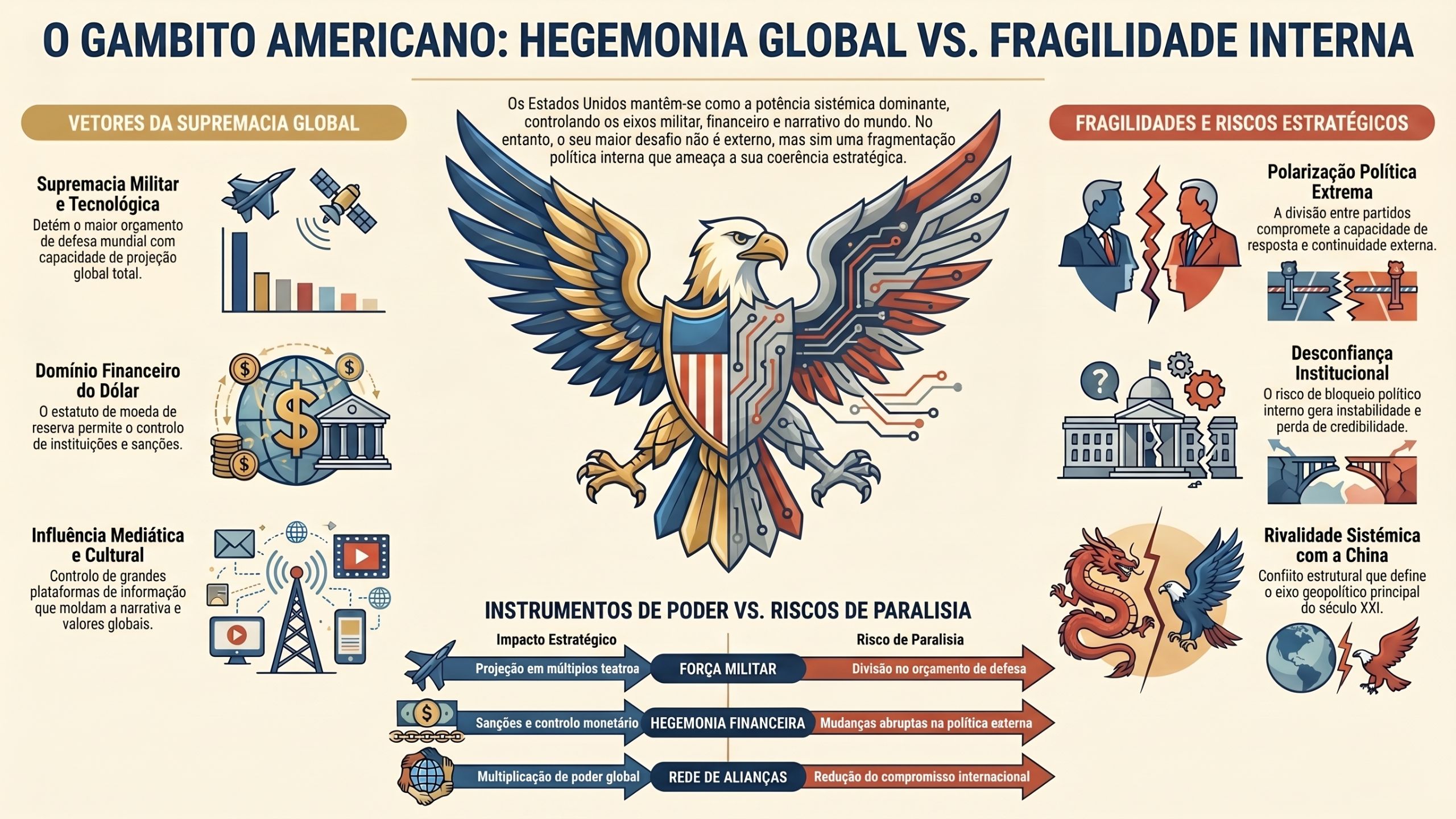 Estados Unidos no tabuleiro geopolítico
