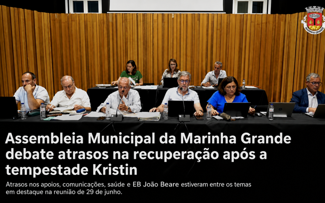 Assembleia Municipal da Marinha Grande debate atrasos na recuperação após a tempestade Kristin