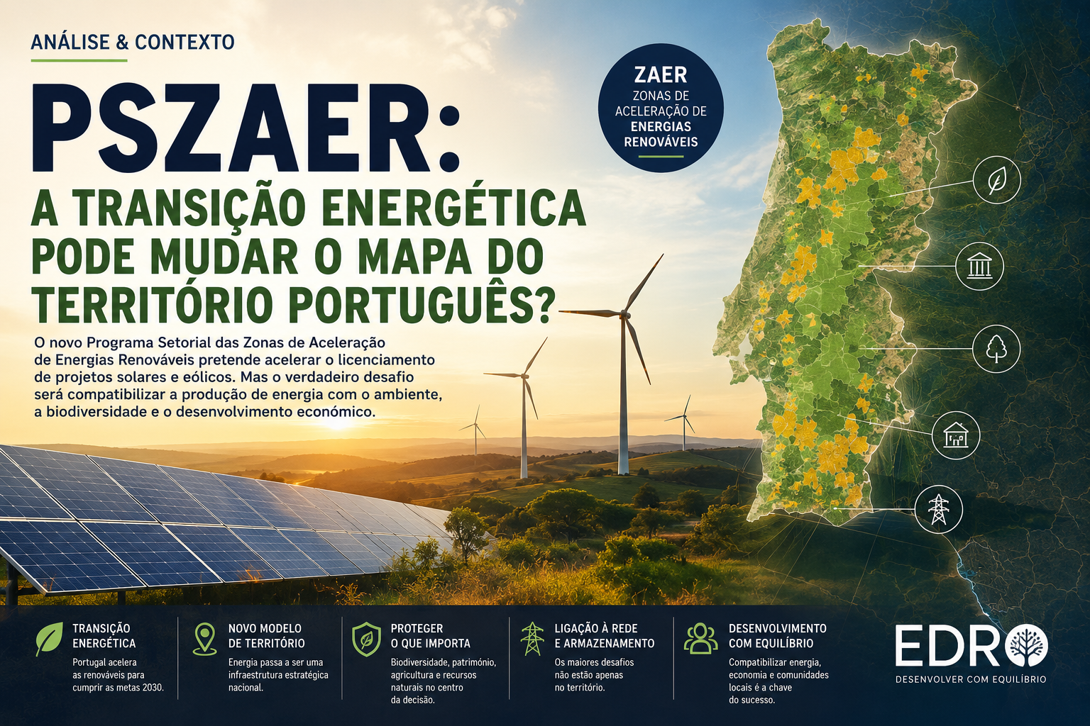 PSZAER: a transição energética pode mudar o mapa do território português?
