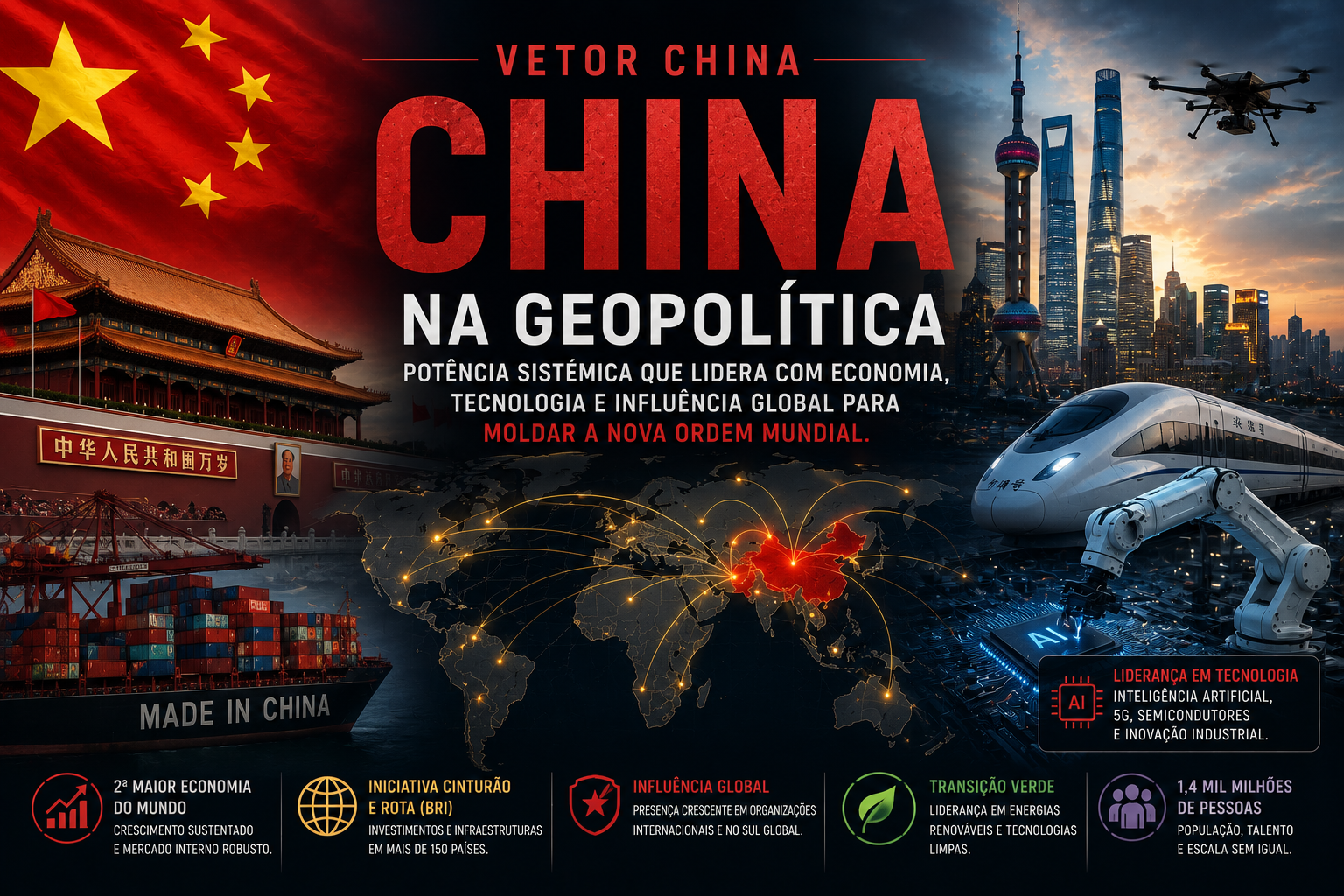 BRIC Vetor China: a potência sistémica que redesenha a ordem global