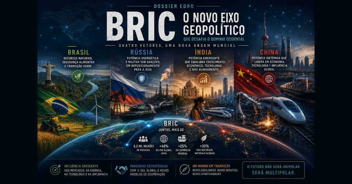 BRIC no tabuleiro global: quem ganha, quem depende e quem lidera?