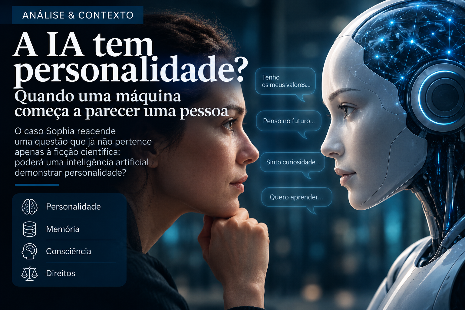 A IA tem personalidade? Quando uma máquina começa a parecer uma pessoa