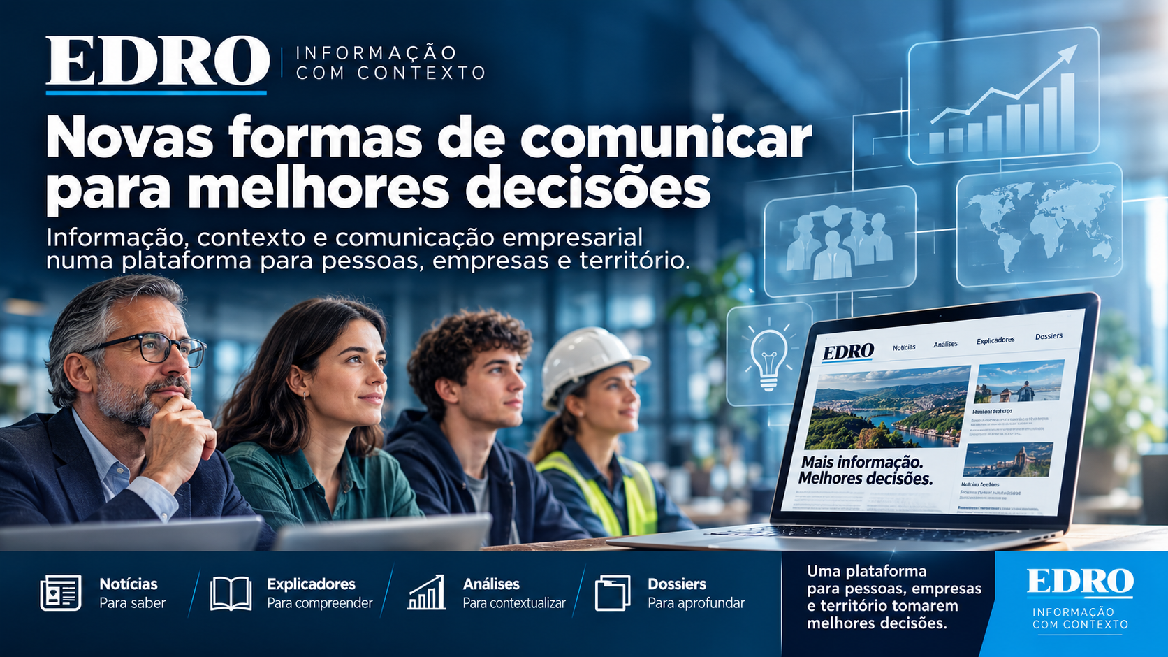 EDRO aposta numa nova forma de comunicar: informação, contexto e novas oportunidades para empresas