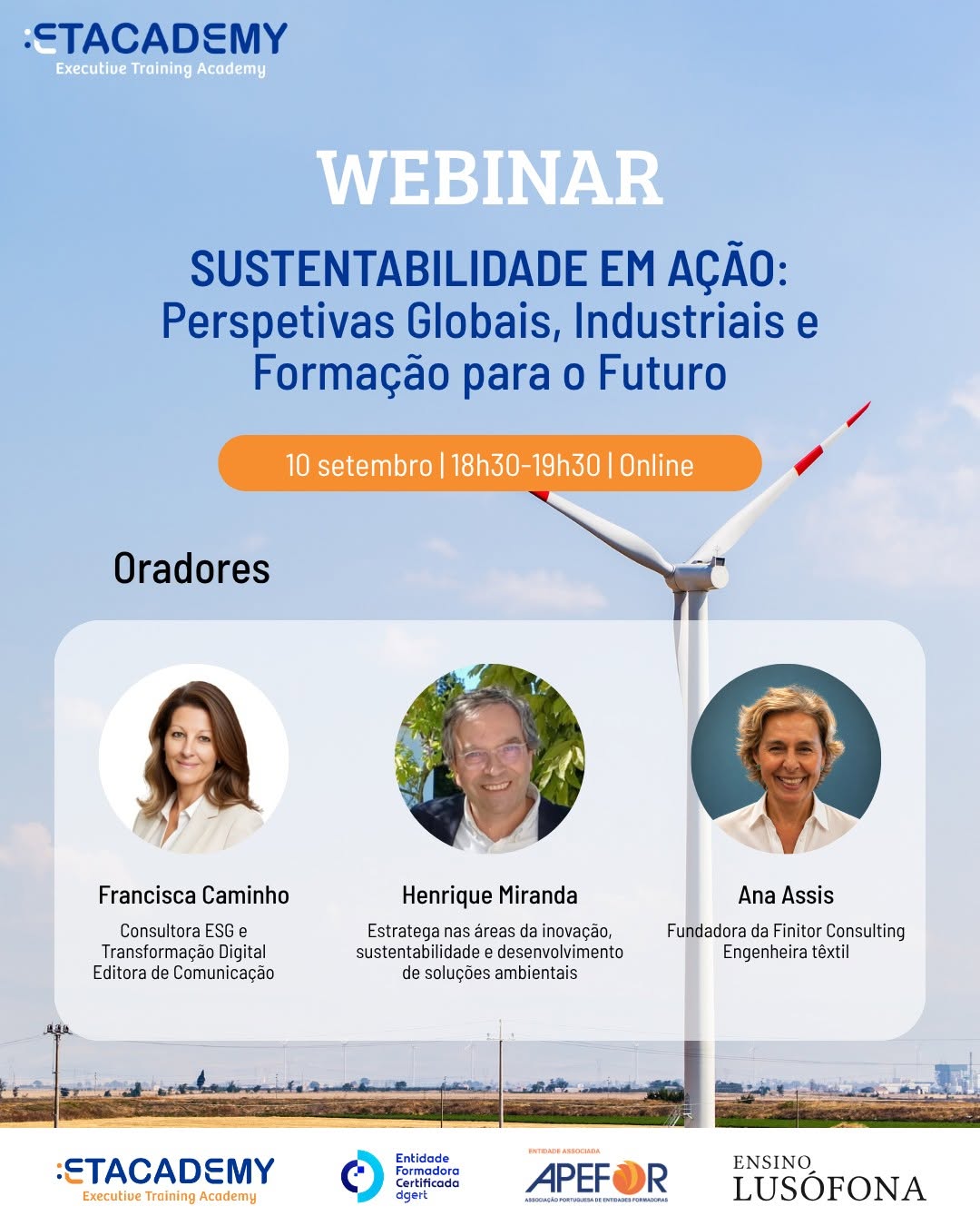 Sustentabilidade em ação: Perspetivas Globais, Industriais e Formação para o Futuro