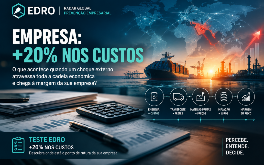 Empresa: +20% nos custos